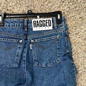 Ragged Jeans - Dark Wash, Crop Flare - Size 26